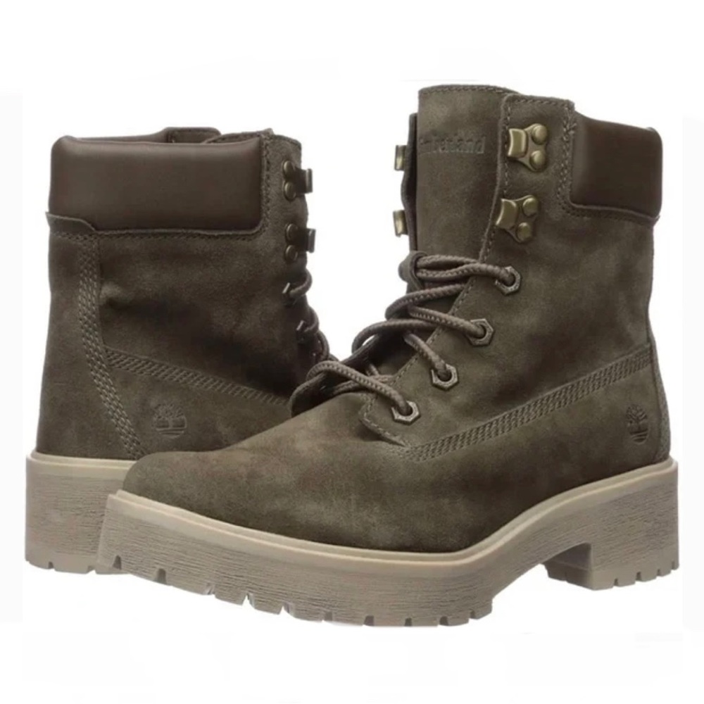 Timberland Carnaby Cool 6 Inch Boots olive green color
